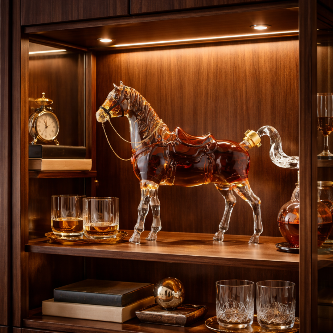 דקנטר וויסקי – מהדורת סוס