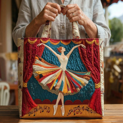 תיק קווילט - בלרינה אלגנטית